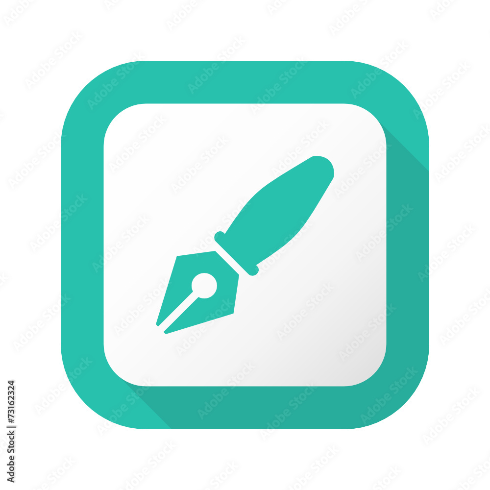 Flat Long Shadow Button - Vector Flat Long Shadow Button - Vector