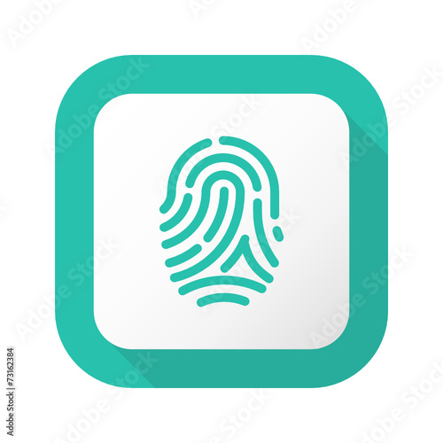 Flat Long Shadow Button - Vector 