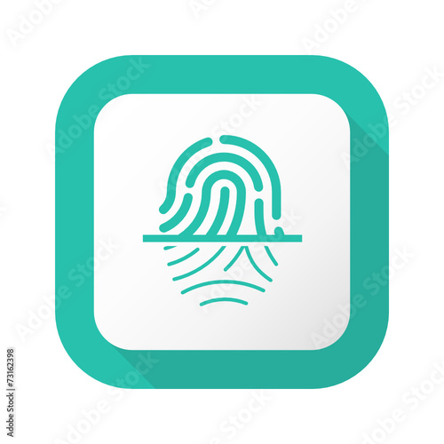 Flat Long Shadow Button - Vector 