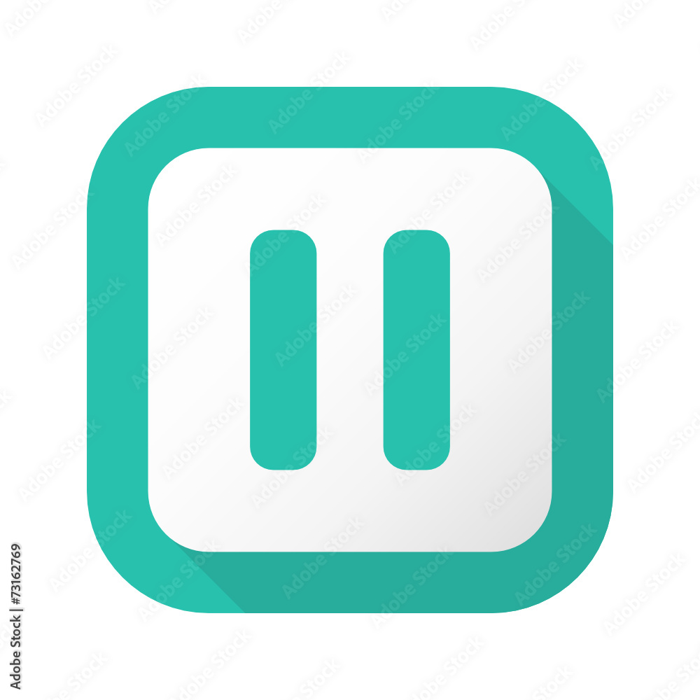 Flat Long Shadow Button - Vector Flat Long Shadow Button - Vector