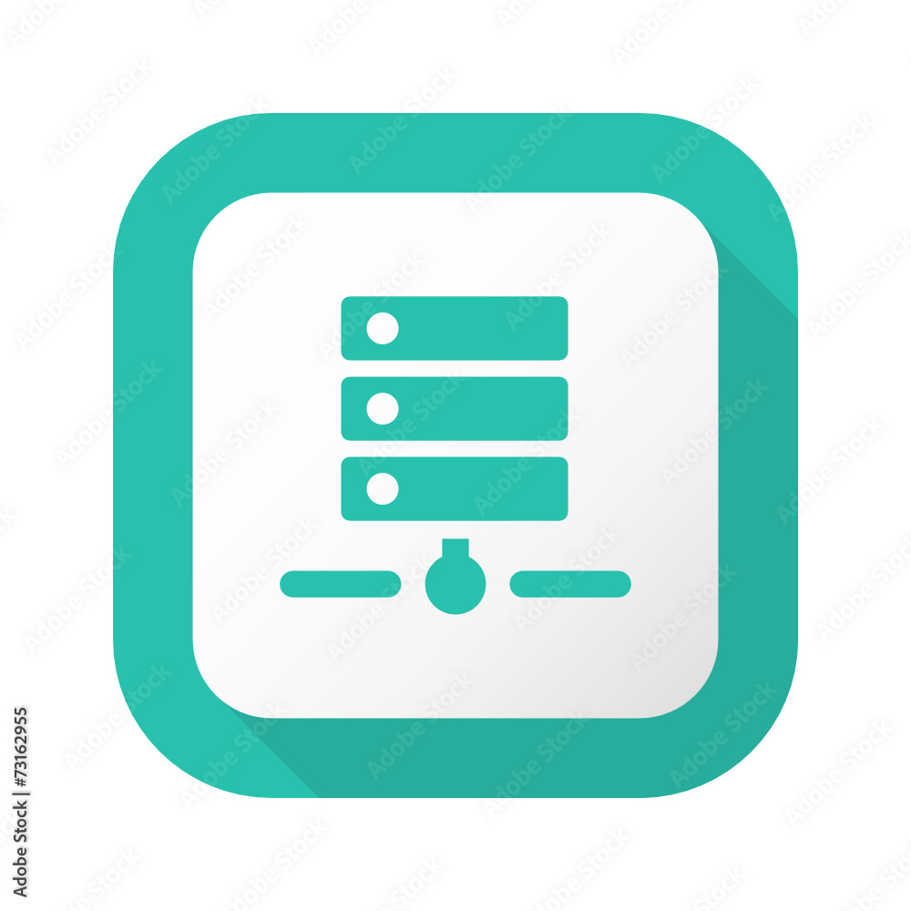 Flat Long Shadow Button - Vector Flat Long Shadow Button - Vector