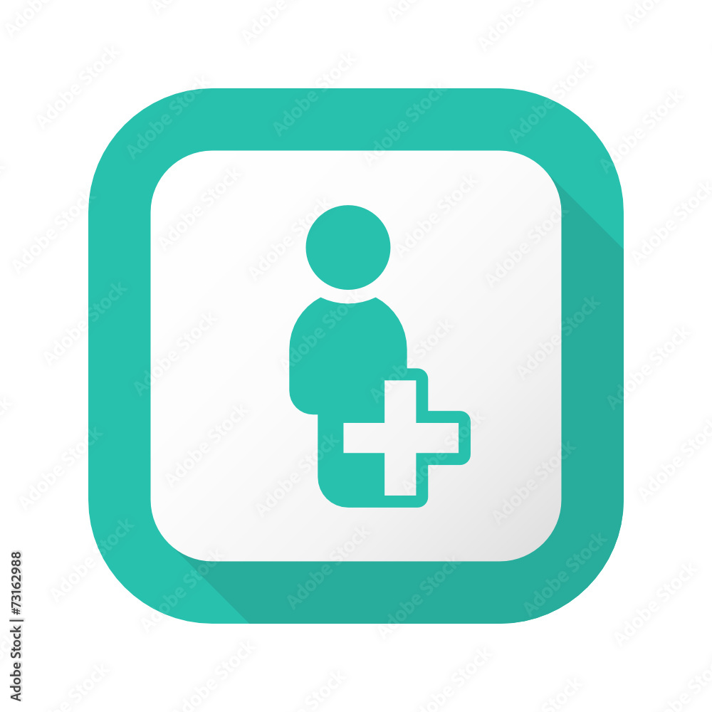 Flat Long Shadow Button - Vector Flat Long Shadow Button - Vector