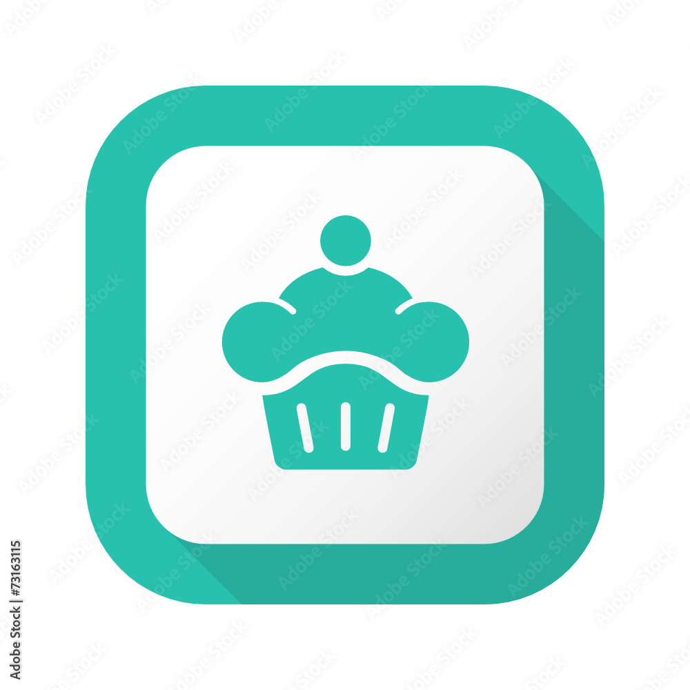 Flat Long Shadow Button - Vector Flat Long Shadow Button - Vector