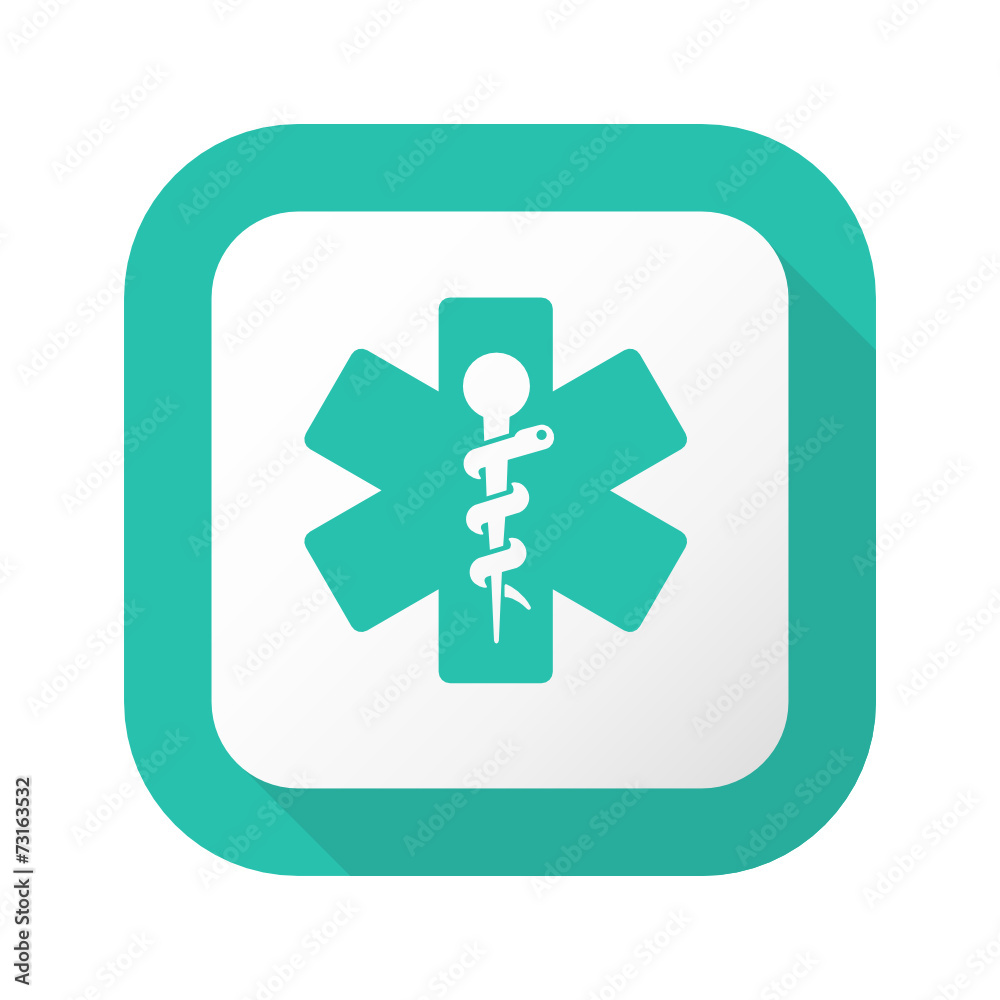 Flat Long Shadow Button - Vector Flat Long Shadow Button - Vector