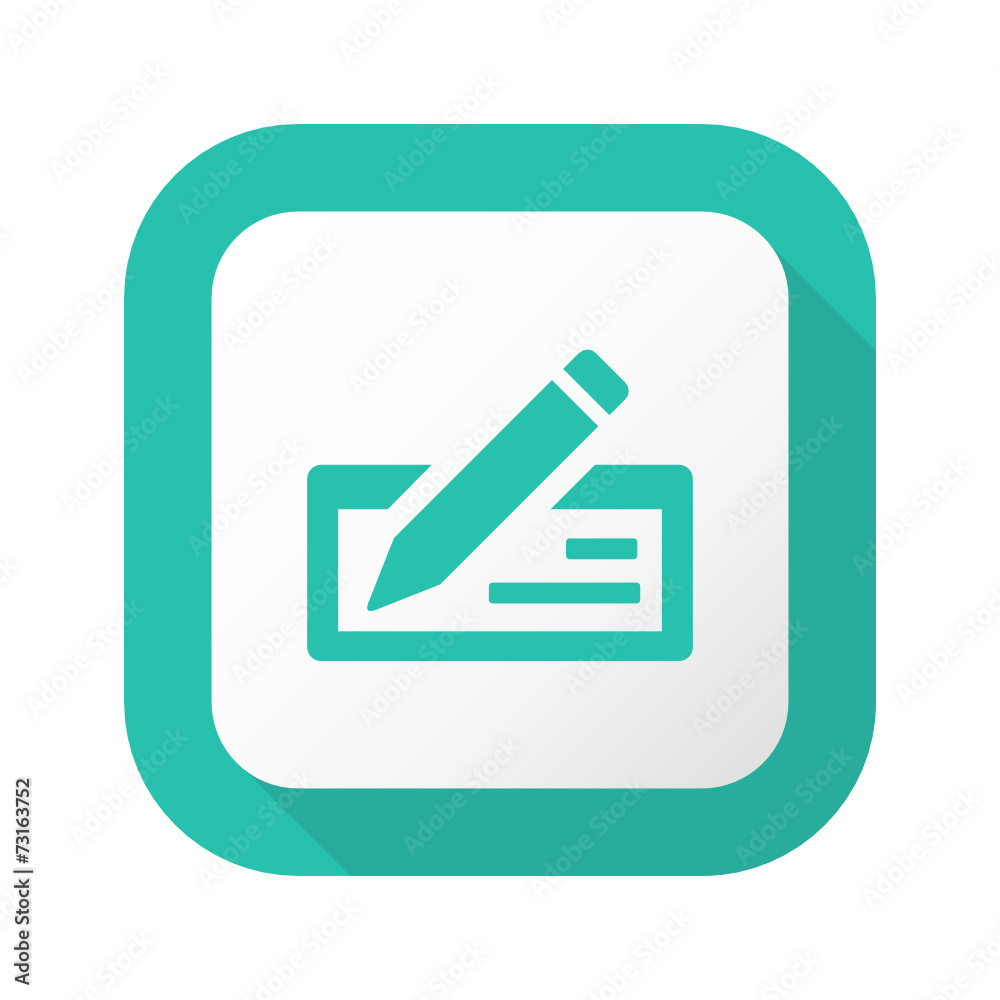Flat Long Shadow Button - Vector Flat Long Shadow Button - Vector