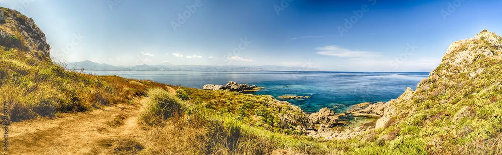 Panoramic View over Milazzo Beach, Sicily