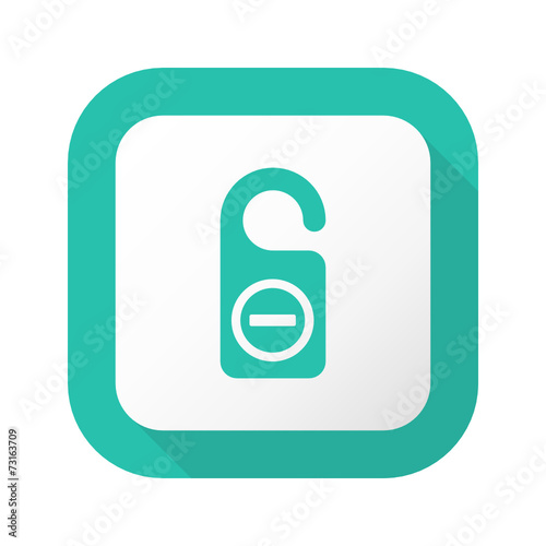 Flat Long Shadow Button - Vector 