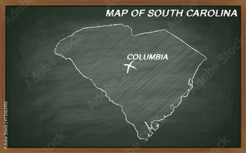 map of south carolina