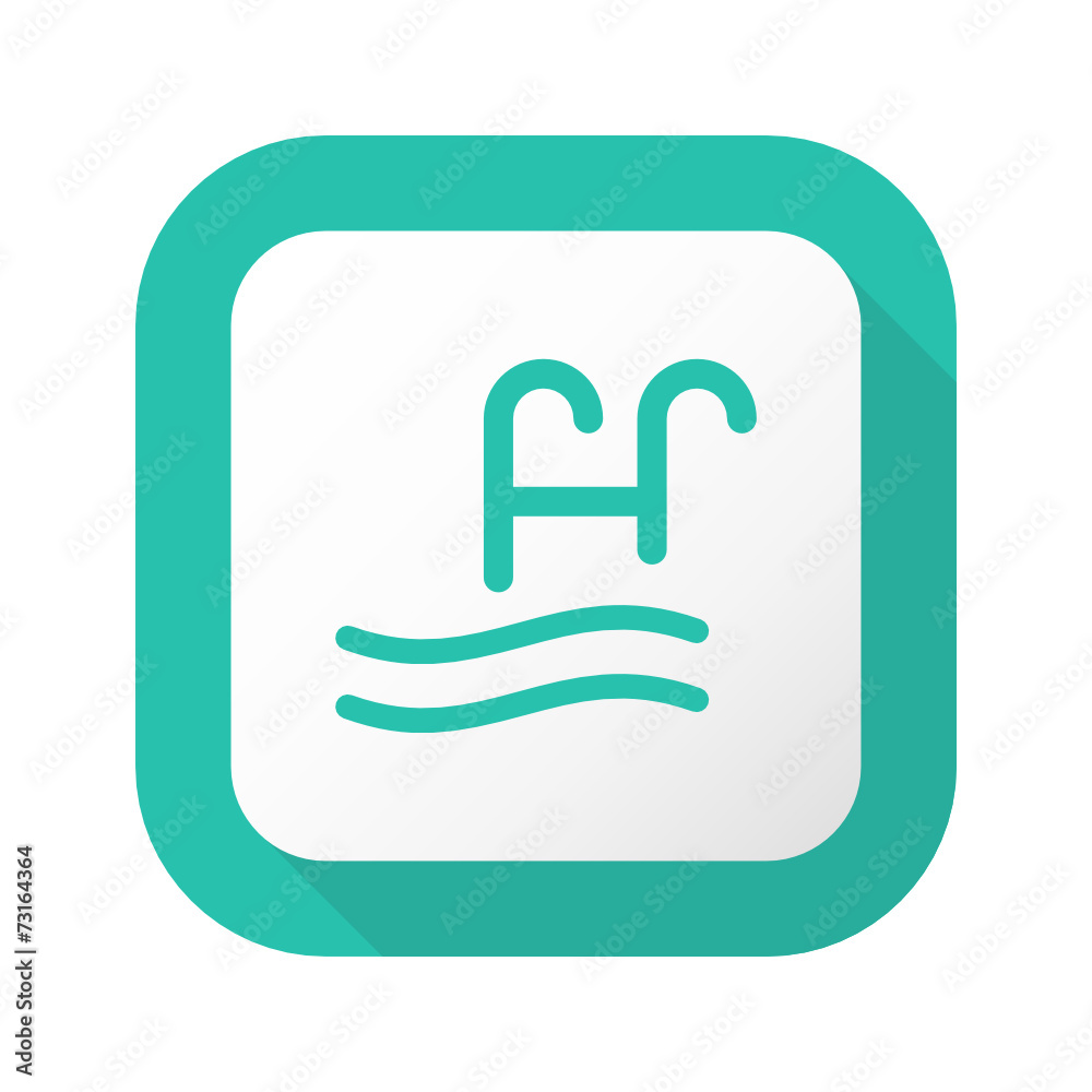 Flat Long Shadow Button - Vector Flat Long Shadow Button - Vector