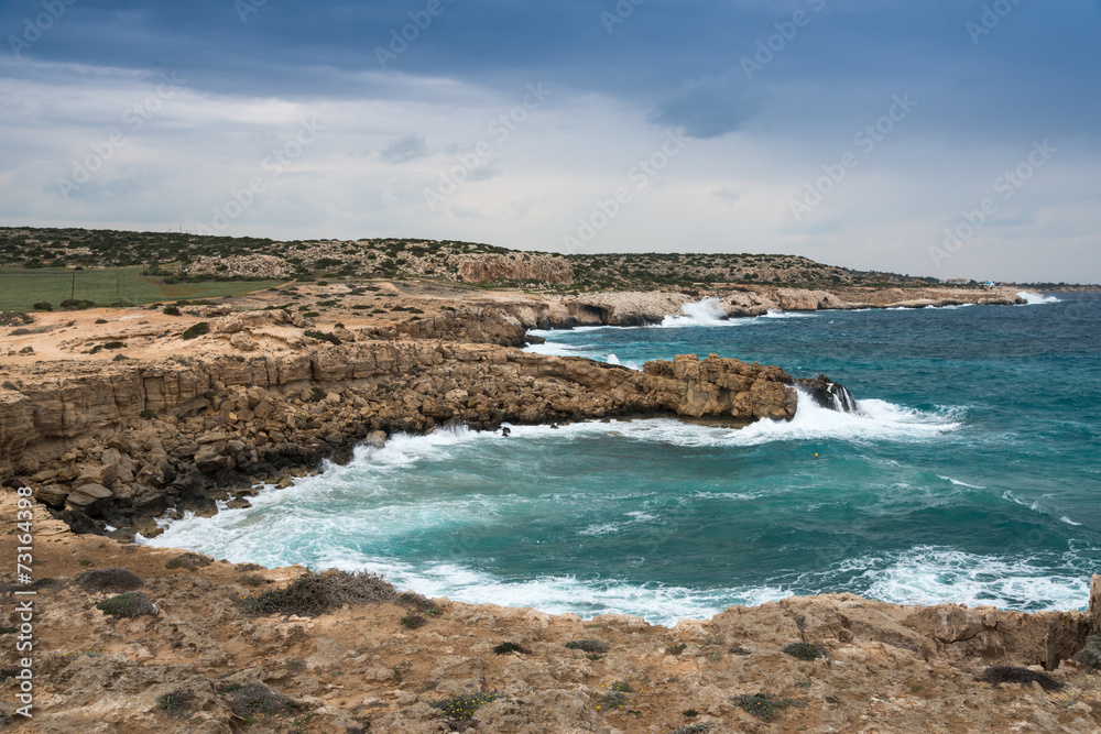Cyprus - coastline of south east Cyprus