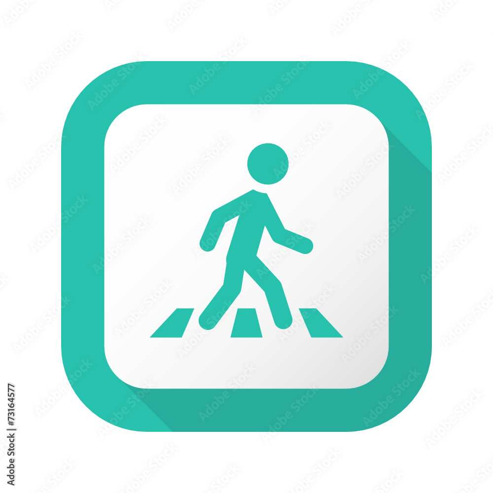 Flat Long Shadow Button - Vector Flat Long Shadow Button - Vector