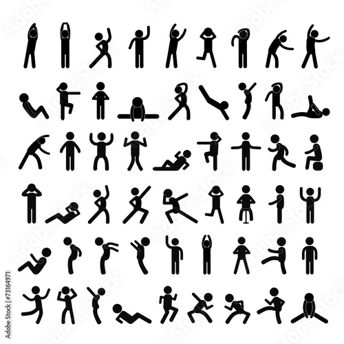  action people symbol