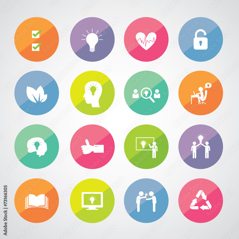 brain and bulb light creative idea set brain and bulb light creative idea set