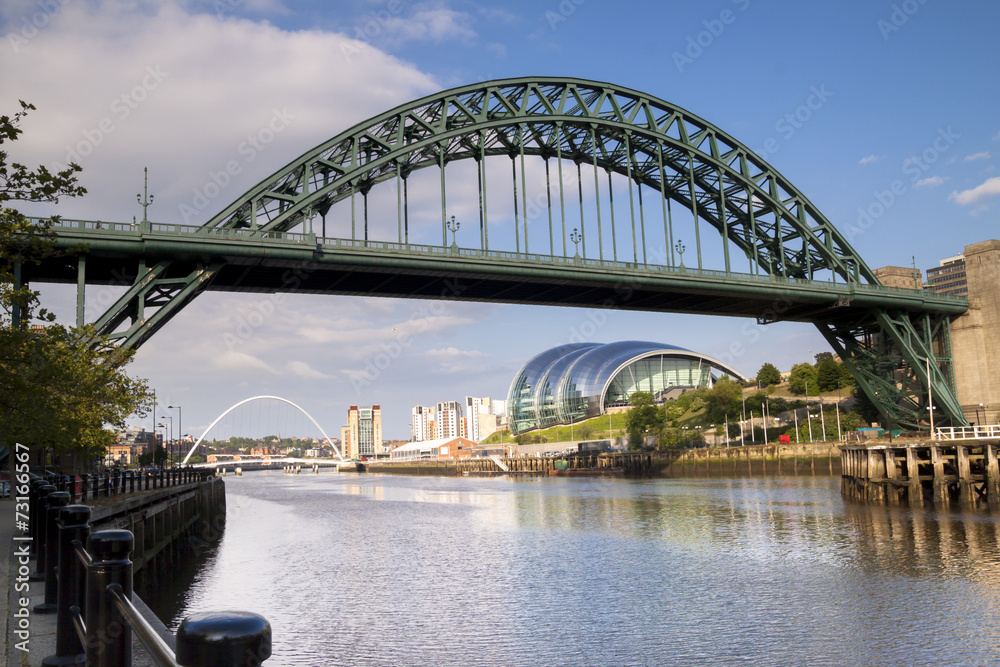 Bridges over the river Tyne, Newcastle,England