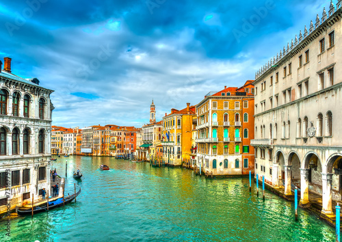 View of the Main Canal at Venice Italy. HDR processed © imagIN photography