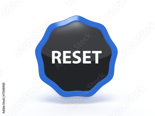 Obraz na płótnie reset star icon on white background