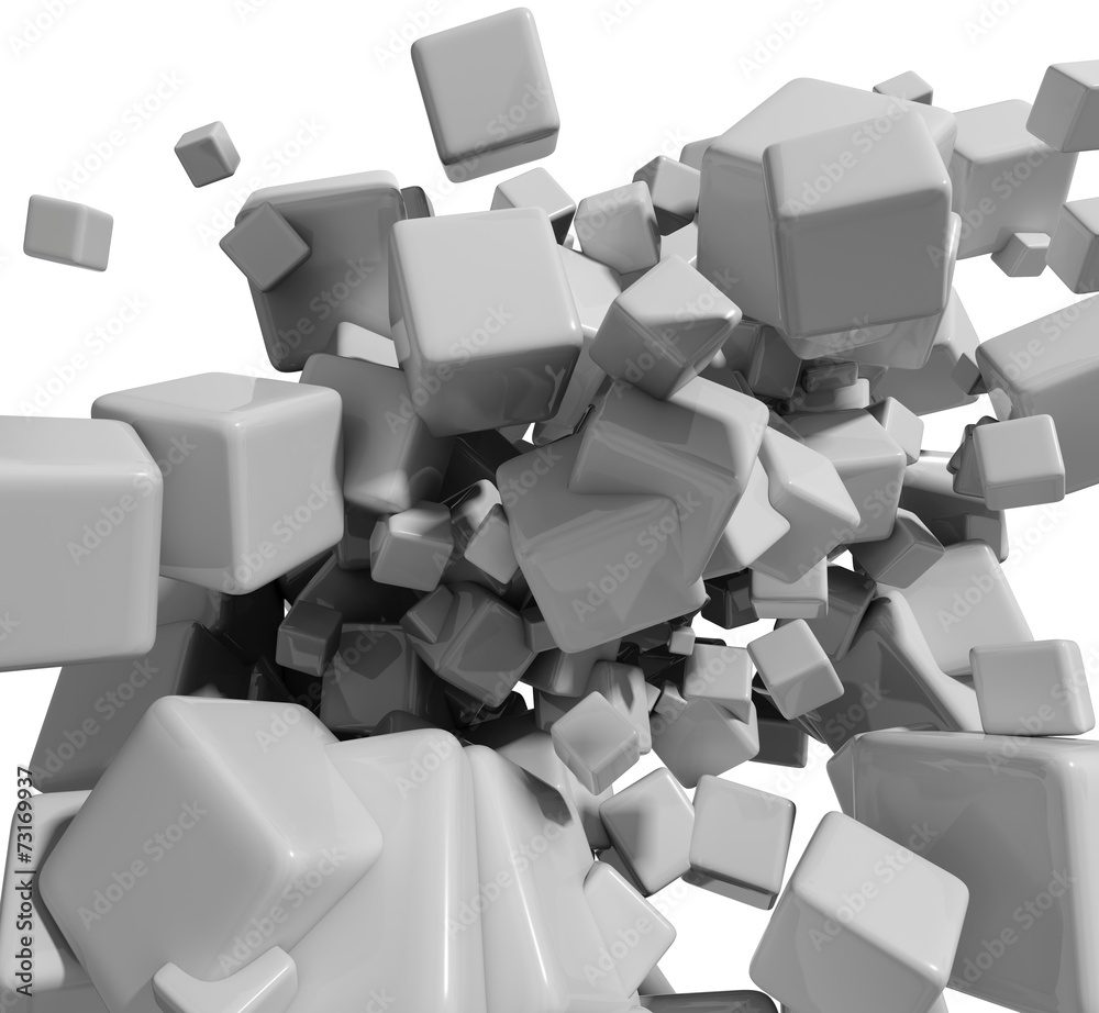 Abstract 3d cubes background. Abstract 3d cubes background.