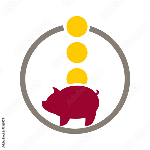 Piggy bank money.