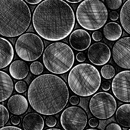 Seamless pattern black and ...
