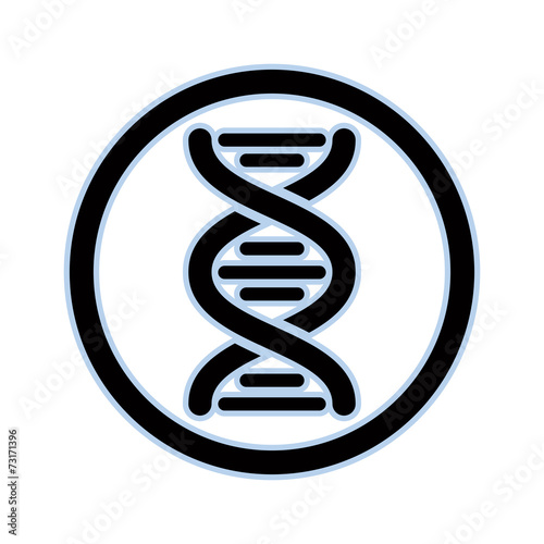 DNA vector icon.