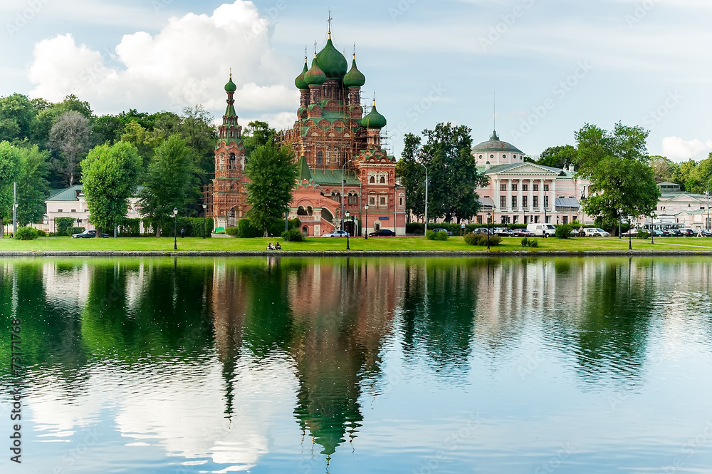 Holy Trinity Church in Ostankino. Moscow. Russia Holy Trinity Church in Ostankino. Moscow. Russia