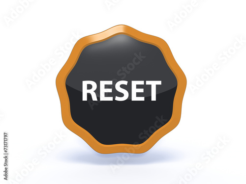 Obraz na płótnie reset star icon on white background