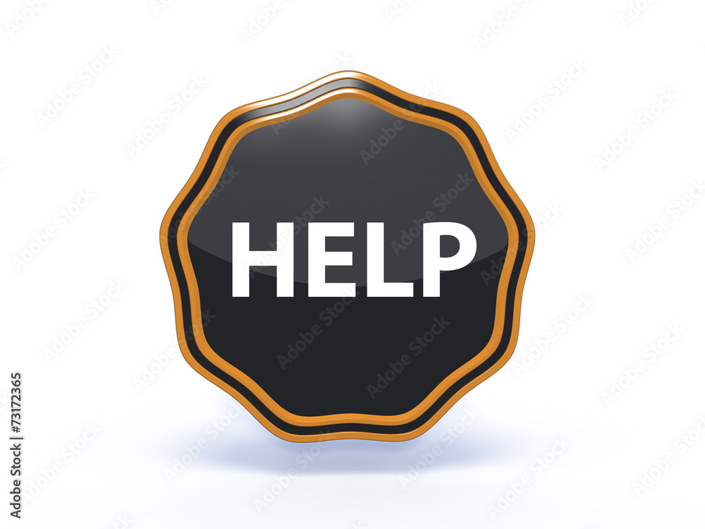 help star icon on white background help star icon on white background