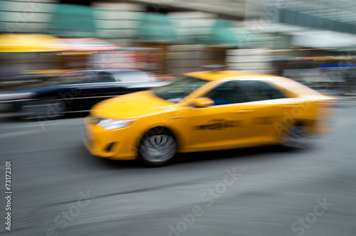Panned Taxi © Andrew Kazmierski