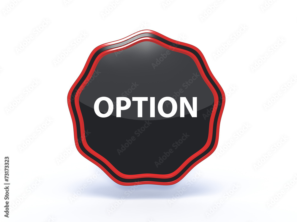option star icon on white background option star icon on white background