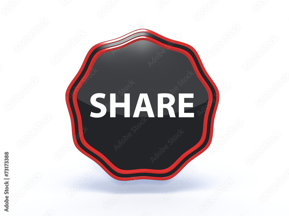 share star icon on white background share star icon on white background