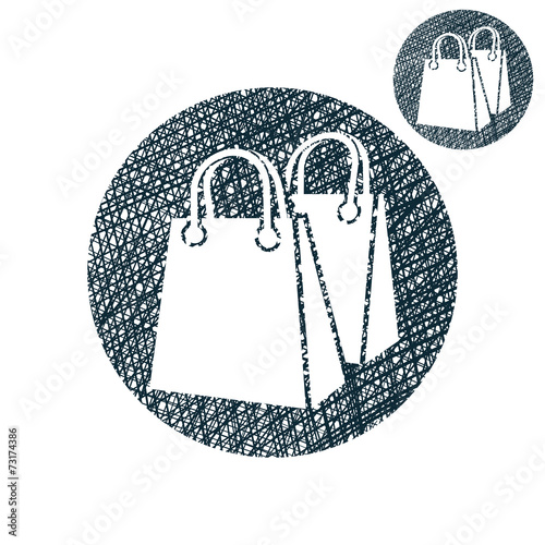 Shopping bag vector simple ...
