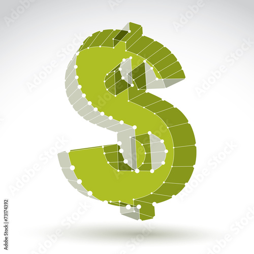 3d mesh stylish web green d...