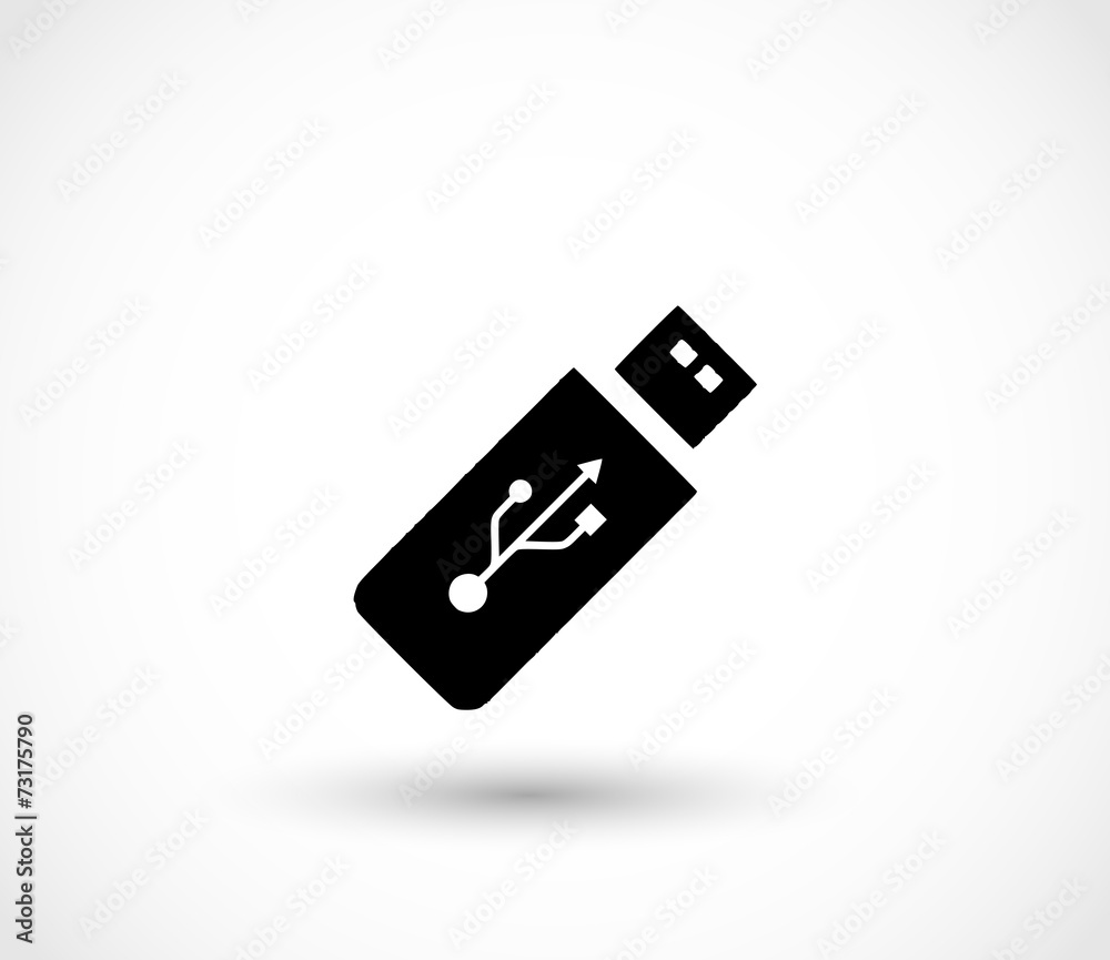 Pen drive icon vector Pen drive icon vector