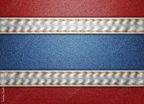Thailand denim flag