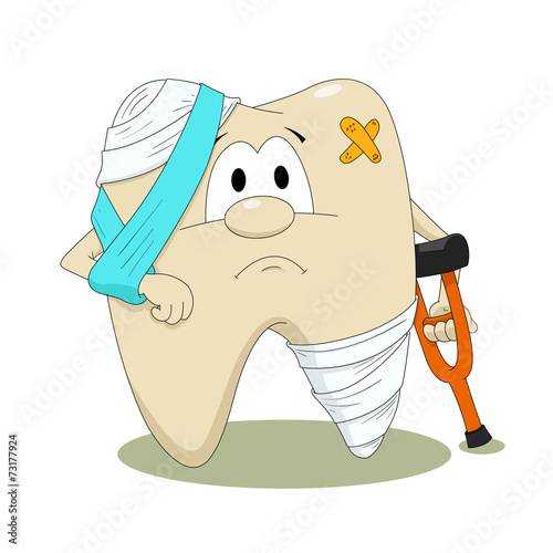Diseased tooth
