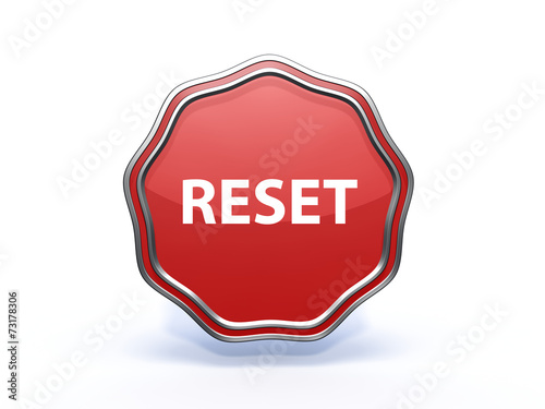Obraz na płótnie reset star icon on white background