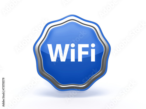 wifi star icon on white background © iconsmaker