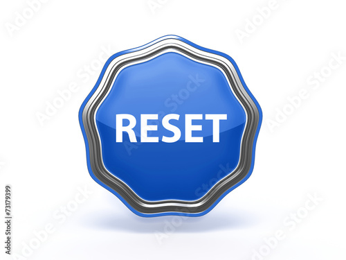 Obraz na płótnie reset star icon on white background