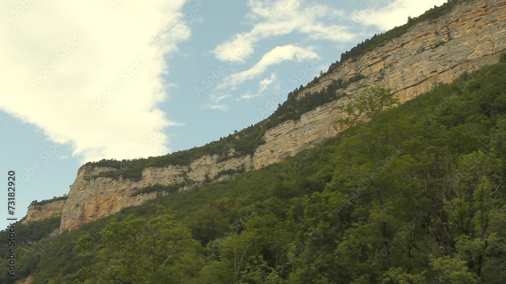 Timelapse of great mountains at sunny day Timelapse of great mountains at sunny day