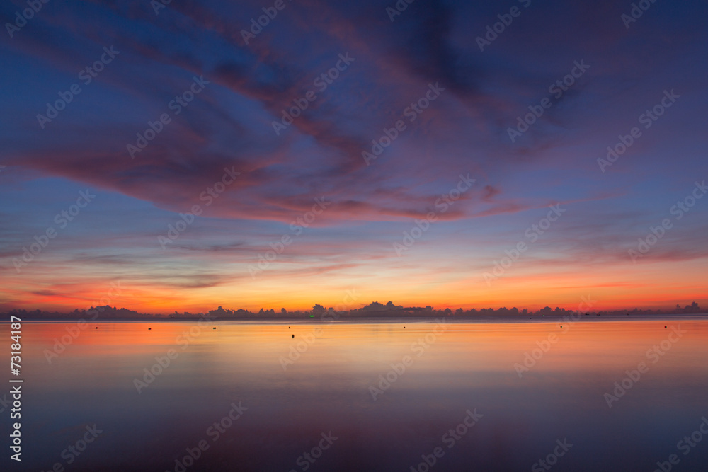 sunset at the Beach