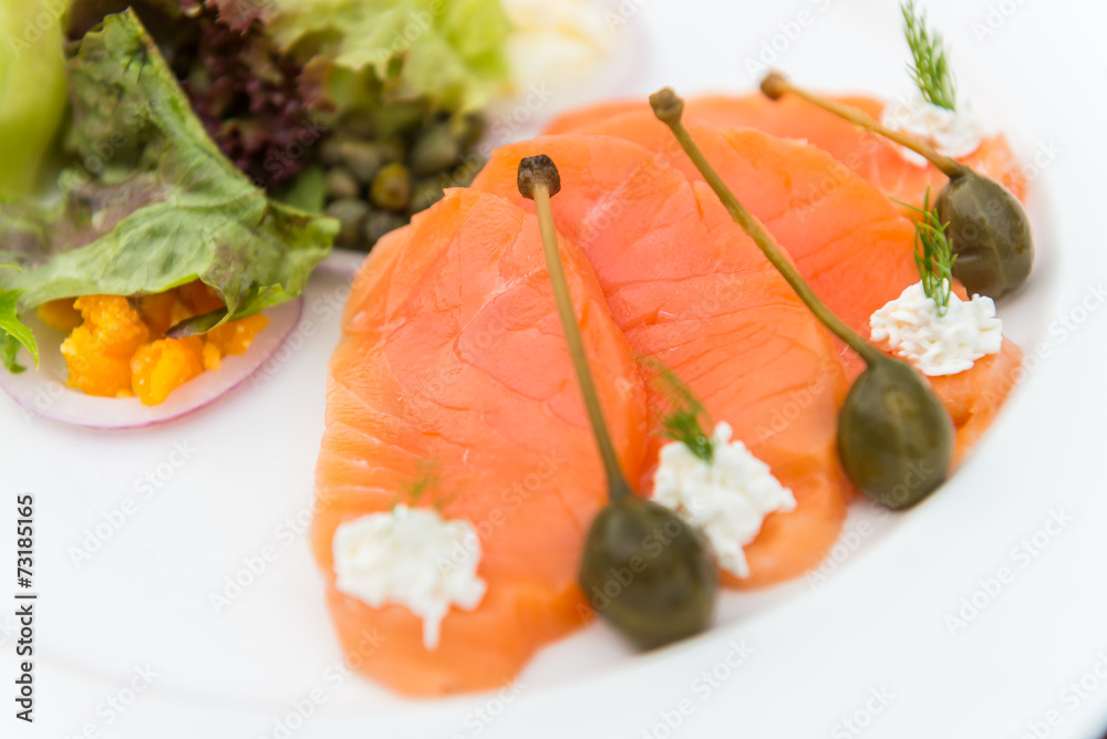 Smoked salmon salad Smoked salmon salad