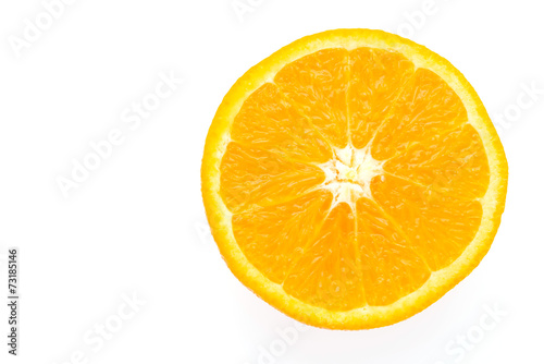 Orange isolated on white