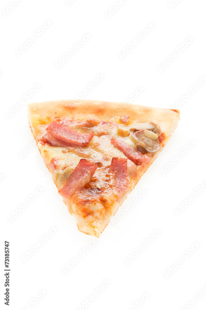 pizza slice isolated on white background pizza slice isolated on white background
