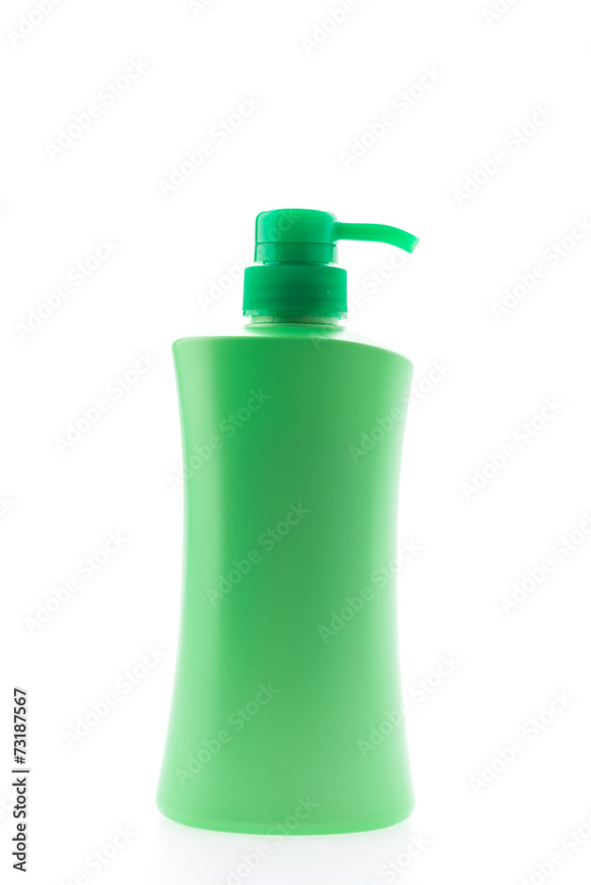 Bottle lotion isolated on white Bottle lotion isolated on white