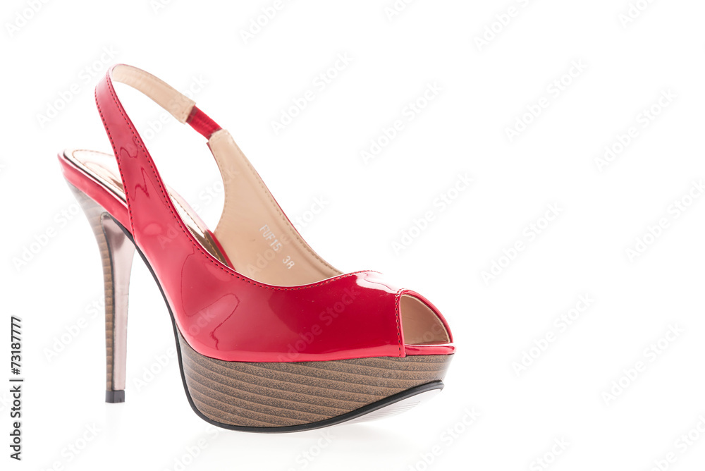 red high heels isolated red high heels isolated