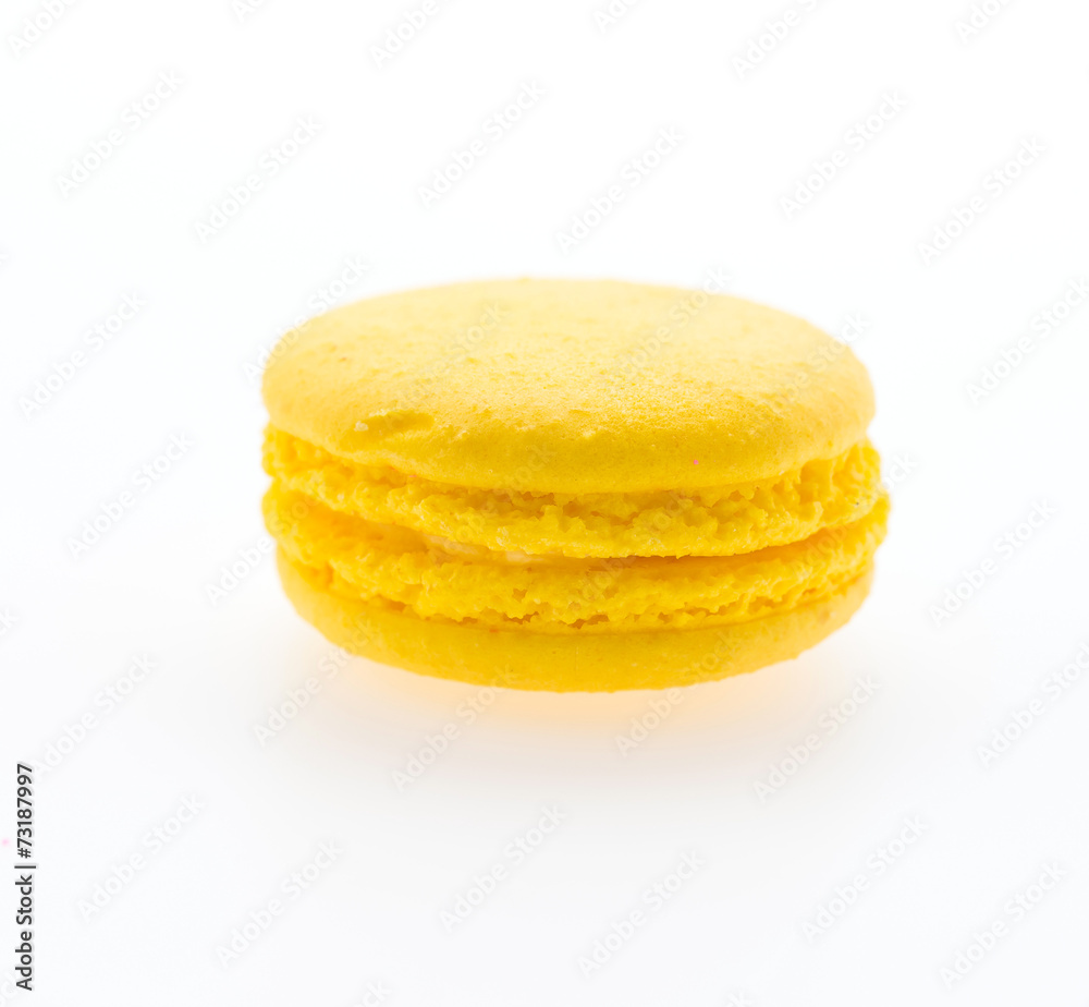 Fototapeta premium Macaroons isolated on white