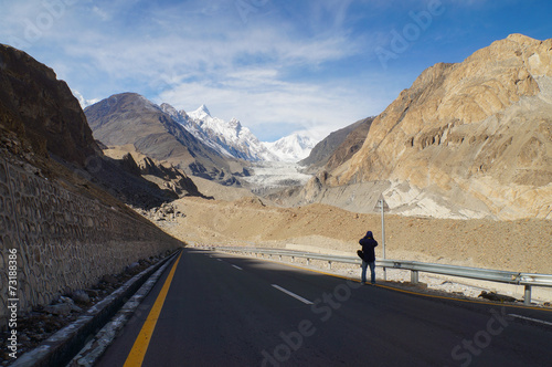 Road to Pasu Glacier , Northern area of Pakistan © pulpitis17