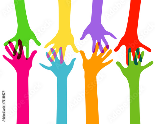 hands together
