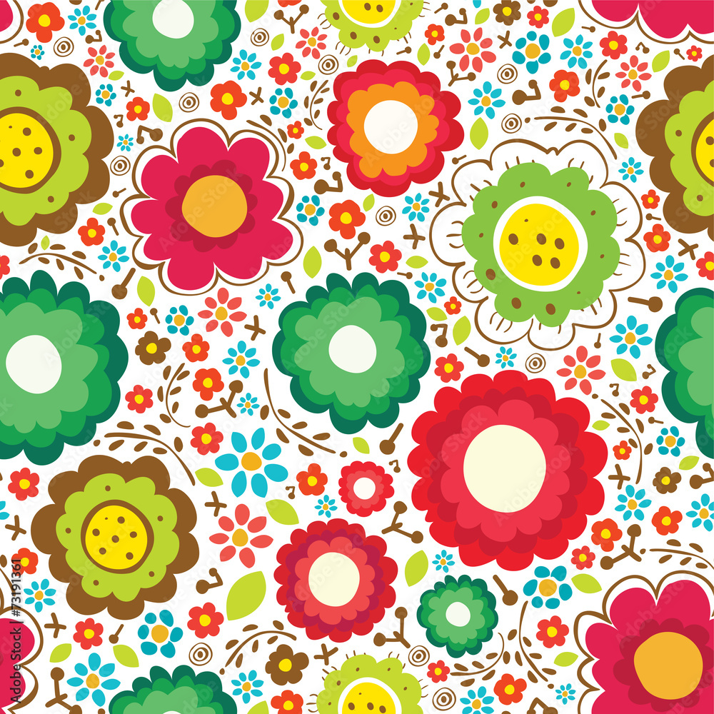 Floral seamless pattern