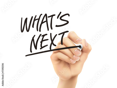 what is next words written by hand